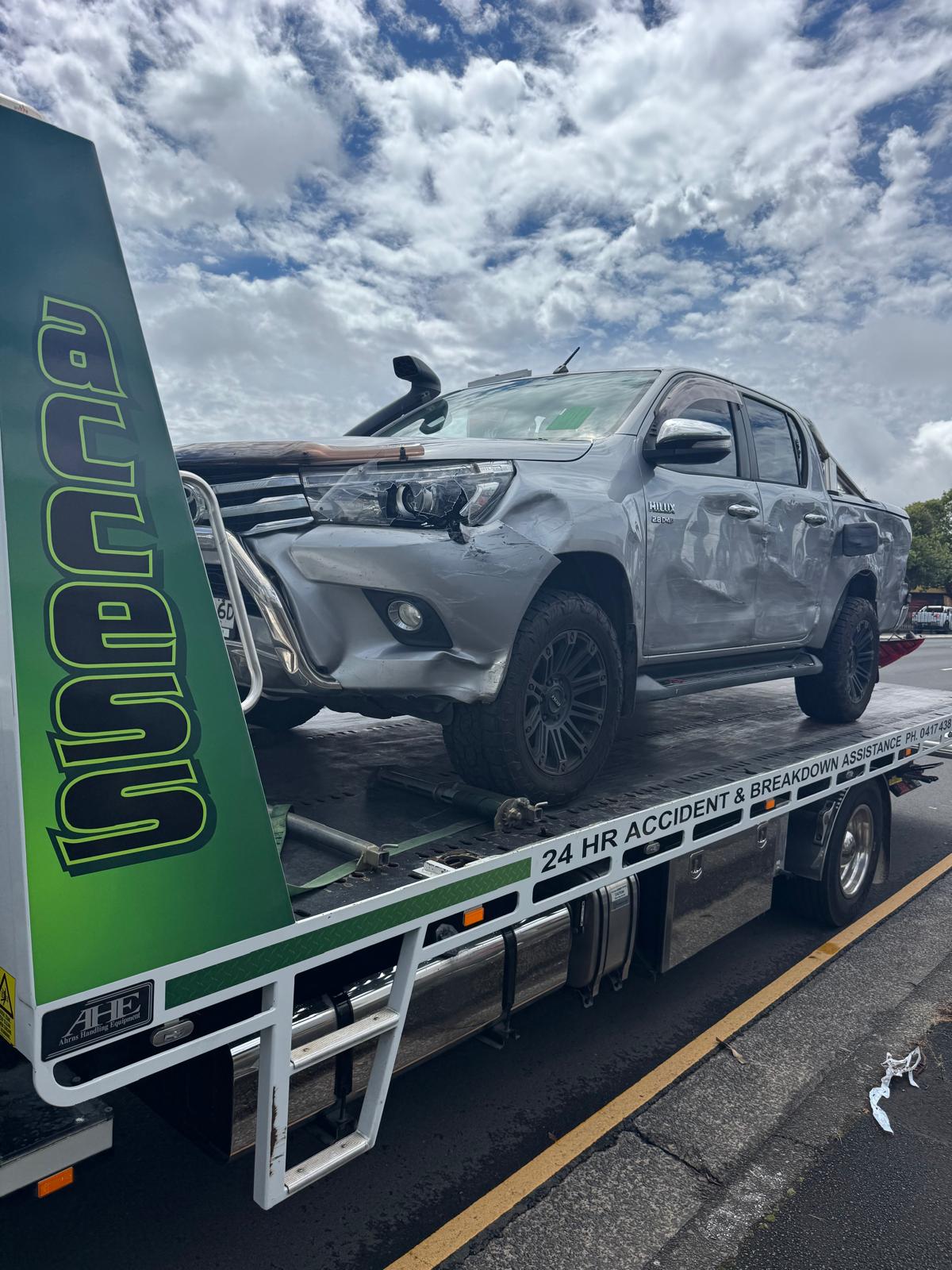 Toyota Hilux Accident Recovery