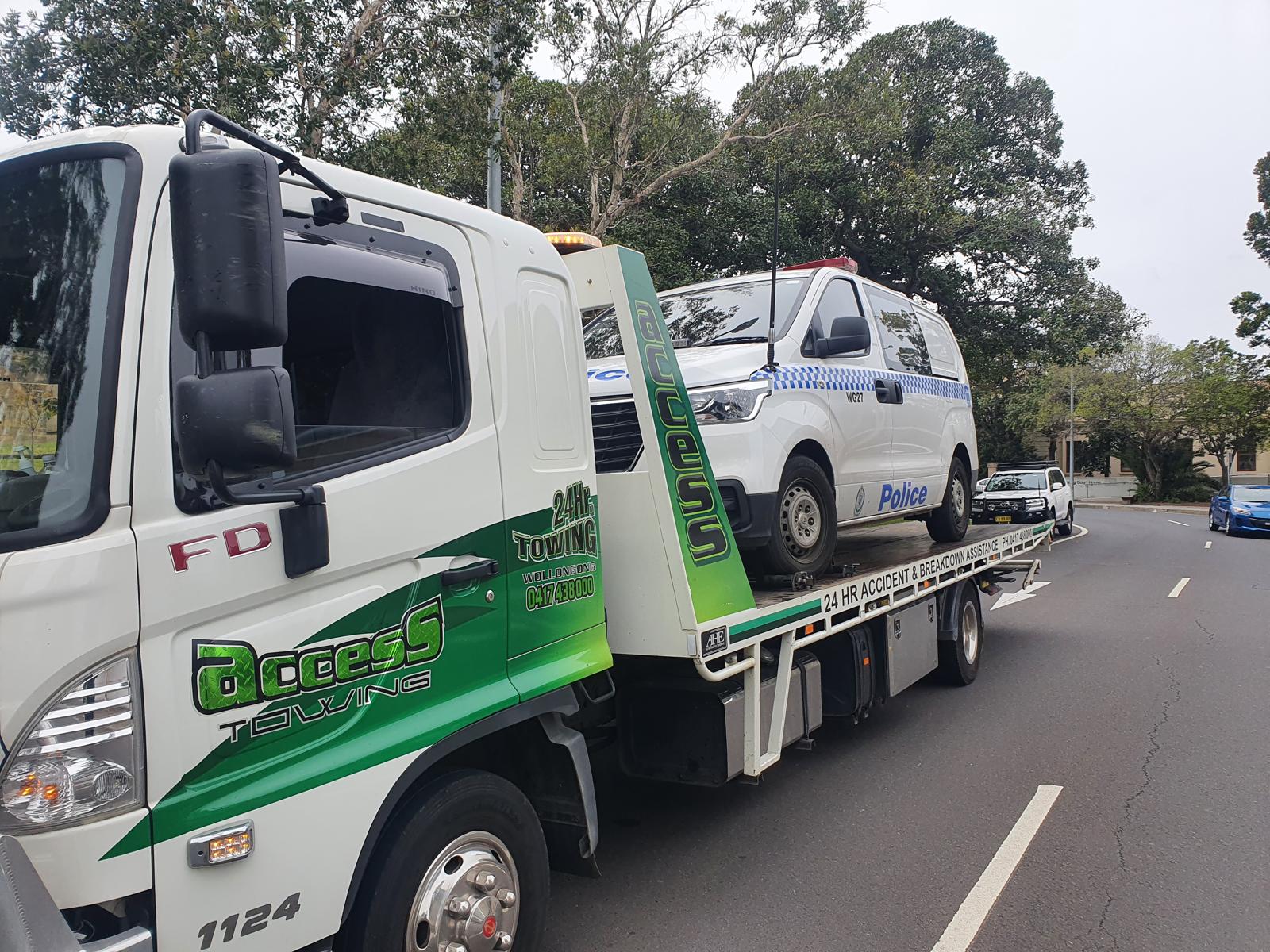 Police Van Towing